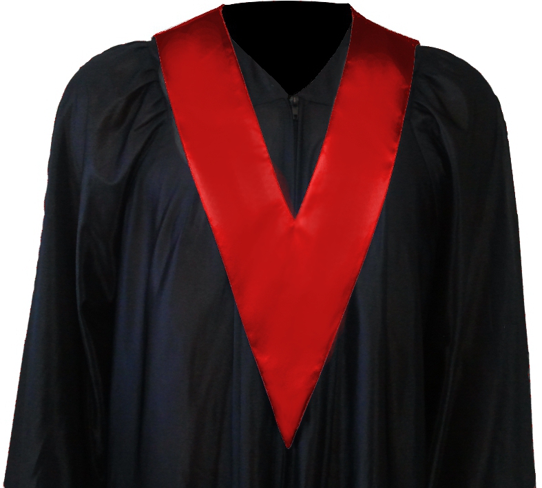  Graduation  Gown  Student Tie in colour  red Square Caps 