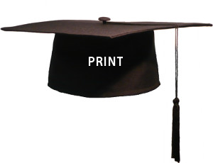 Square Caps® with print